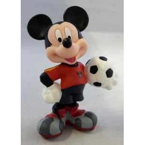 Disney - Mickey Mouse als voetballer spaans tenue (+/-6,5 cm) - Merk : Bullyland.