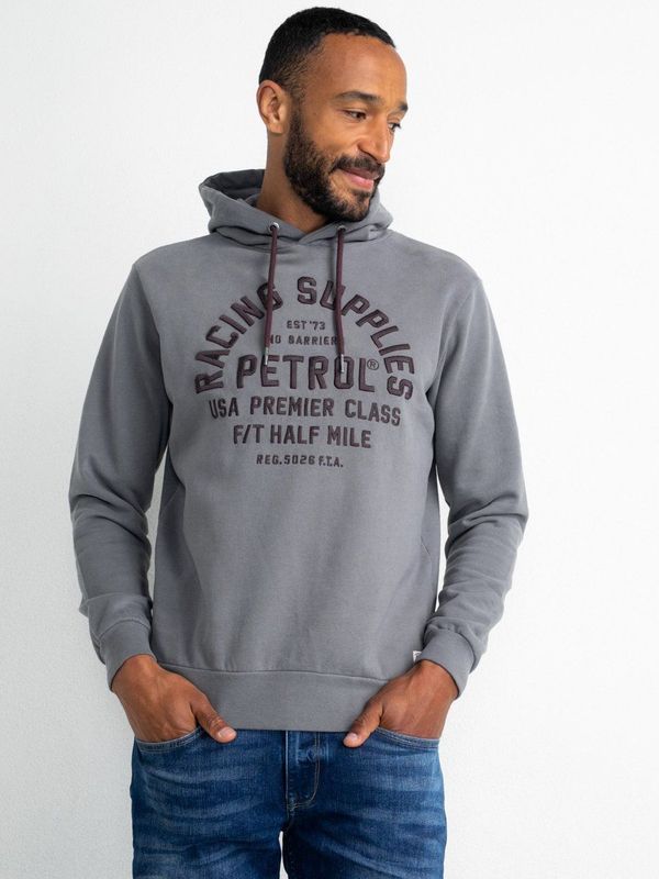 Petrol Industries - Heren Sportieve Logo Hoodie - Hoodie