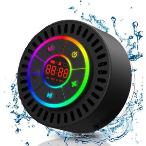 CRLYN - Douche Speaker - Zwart - Draagbare Radio - Bluetooth - Waterdicht