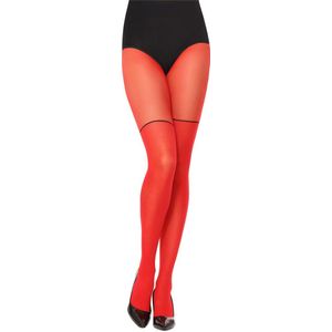 Merry Style Panty – 20 DEN – RoodZwart – XS-S - MS-SS-T103