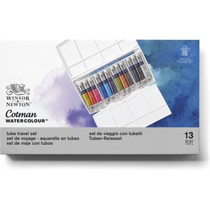 Winsor & Newton Cotman Aquarel Reisset 12 tubes 8ml