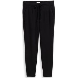 Tom Tailor Losse, slanke jacquardbroek met trekkoord