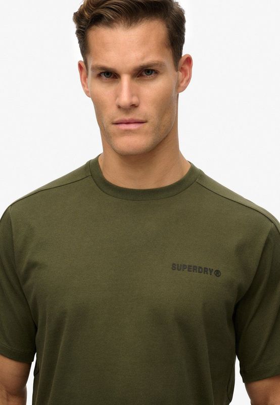 Superdry - Tech Relaxed T-shirt - Katoen - Korte Mouwen