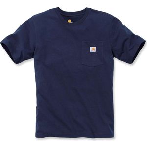 Carhartt Herren T-Shirt Workw Pocket T-Shirt S S Navy