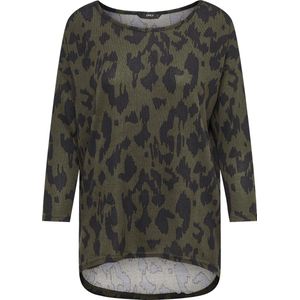 ONLY - ONLELCOS - Dames T-shirt - Loose Fit - Ronde Hals - 3/4 Mouwen