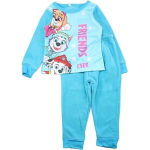 Paw Patrol pyjama fleece best friends blauw maat 98