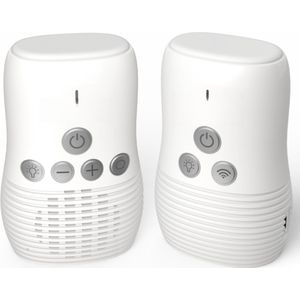 Youha Audio Babyfoon - Met Nachtlampje - 280 Meter Bereik - Praktisch & Makkelijk in Gebruik - Helder Geluid - Tweerichtingscommunicatie - VOX Mode