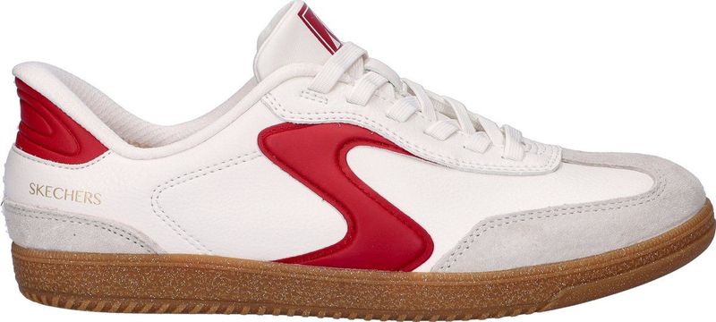 Skechers - Hands Free Slip-Ins Hotshot Kick-off - Dames Sneaker - Wit Rood