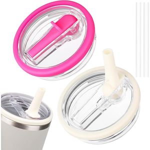 2 stuks, 100 ml, vervangende fliprietjesdeksel, lekvrij deksel voor compatibel met Beker