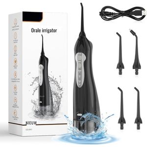 ZRSS® Waterflosser elektrisch - Monddouche draadloos en oplaadbaar - Waterdicht