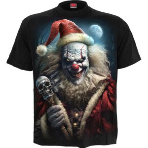 Spiral Santa Clown - T-Shirt Heren T-shirt - zwart - XXL