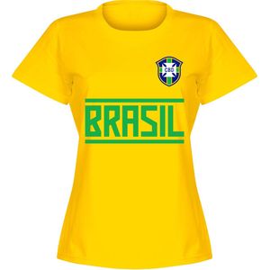 Brazilië Team T-Shirt - Geel - Dames - L