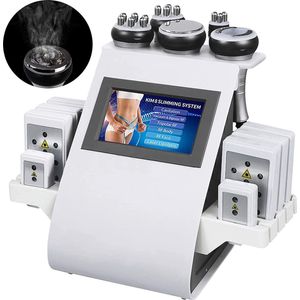 Cavitatiemachine - Babiloon 7 in 1 professionele schoonheidsmachine, multifunctionele multifunctionele lichaamsbeeldhouwmachine met radiofrequentie, verstevigende rimpelverwijdering Vacuümreductieapparaat voor gezicht Taille dij en bil