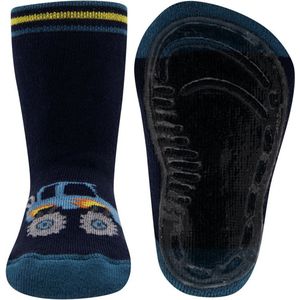Antislipsok Ewers Donkerblauw met Monstertruck Auto-19/20
