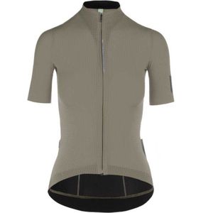 Q36.5 L1 Pinstripe Pro Korte Mouw Wielertrui Groen M Vrouw