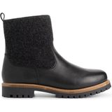 Travelin - Gotaland - Enkellaarzen - Zwart - Wolgevoerd