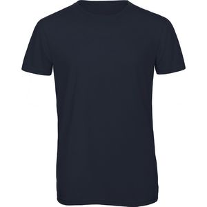 T-shirt met ronde hals 'Triblend men' B&C Collectie Donkerblauw - S