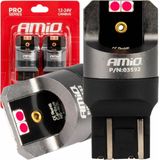 AMiO - LED CANBUS PRO T20 7443 - Rood - 2 Stuks - 12/24V