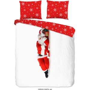 Pure - Dekbedovertrek - Kerstman - 100% Microvezel - Inclusief Kussenslopen