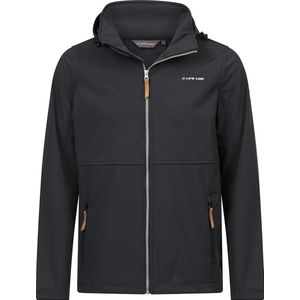 Life-Line - Kasper Softshell - Outdoorjas - Heren - Zwart - Maat XXL