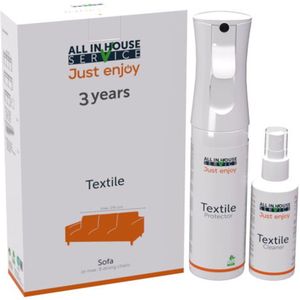 All In House - Textiel Kit - Onderhoudsmiddel - 3 Jaar Garantie - Vlekken en Constructieservice