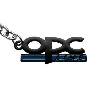 Opel 'OPC Line' Sleutelhanger - Sleutelhanger - Metaal - Geschikt voor: Corsa - Karl - Astra - Insignia - Grandland X - Crossland - Adam - Meriva - Mokka X - Tigra - Zafira - Vivaro - Cascada