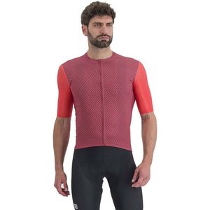 Sportful Checkmate Korte Mouw Wielertrui Rood L Man