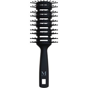 MOONIE'S® Anti-Klit Haarborstel - Voor het föhnen - Zwart - 1 Stuk