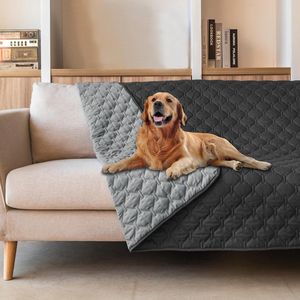 BOTC Hondendeken Bank - Waterbestendig en Antislip - 130x200cm - Fleece Plaid Hond Kat Huisdier - Bankbeschermer - Grijs