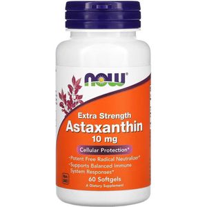 Now Foods - Astaxanthine - 10 mg - 60 Zachte Gels