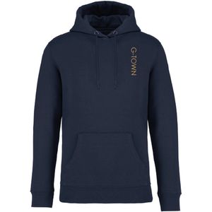 G-TOWN Hoodie Unisex – Navy Blue of Amazone Green – Comfort Fit – Maten S t/m XXL