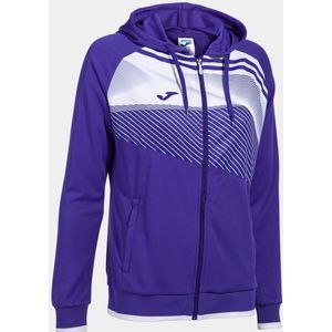 Joma - Supernova II - Sweatshirt - Zwart - 100% Polyester - Rits en Raglanmouwen