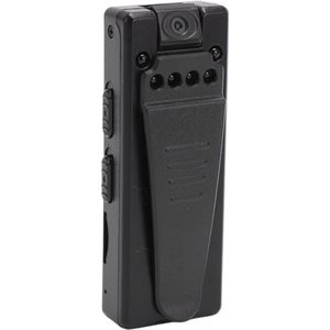 Body Camera HD 1080P Nachtzicht Draagbare Recorder - Politie Actie Camera - 90 Graden Roterend - Met Clip - 6 Rode Infrarood Lichten .