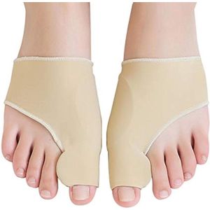 Bunion Corrector grote teen met siliconen gel pad - eeltknobbel pijnverlichting - 1 paar Hallux Valgus mouwen