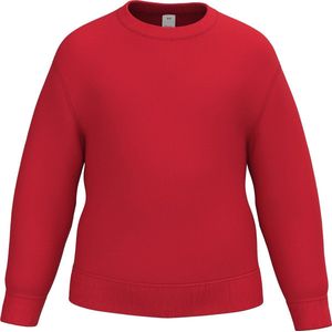 iDeal Basic Brand Kinder sweater met ronde hals IB401 - Ideal Red - 2/4 ans