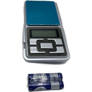Pocket Scale - Precisie Weegschaal - 0,01 tot 200 gram - incl. 2x AAA Batterijen - Zakformaat