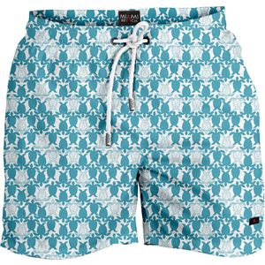 Miami Beach | Hoogwaardige Kwaliteit Zwemshort | Zwembroek | Beachshort | Heren | Sneldrogend | 208 White | Maat S