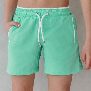 Coral Beachwear - Zwembroek jongens - Mintgroen - Zwemshort jongens