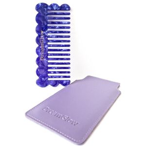 DreamGlow Marble Kam – Acetaat – Duurzaam & Antistatisch – Blauw