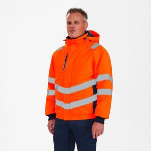 Engel - Safety Pilot Jack 1246-930 - Hi-vis Orange / Blue Ink - Ademend - Wind- en Waterdicht