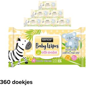 6x Sence Baby Billendoekjes Extra Sensitive 60 stuks