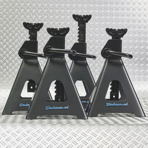 Datona® Assteunen 12 ton - 4 stuks - Zwart