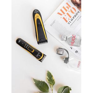 Professionele Tondeuse en Baardtrimmer Set met Draadloze Oplading en 24 Lengtestanden