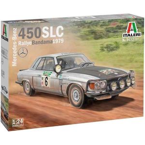 1:24 Italeri 3632 Mercedes-Benz 450SLC Rallye Bandama 1979 Plastic Modelbouwpakket