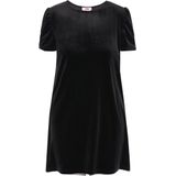 MYMO - Jurk - Zwart - Fluweel/Nicky Velours - Korte Lengte