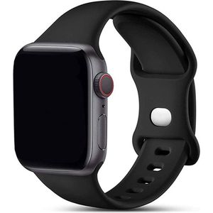 Sportband Apple Watch Bandje Zwart Roze 42/44/45/49 mm – Series 1/2/3/4/5/6/7/SE/ en Ultra