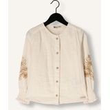 DAILY7 - Longsleeve Embroidery - Ecru - Jurk