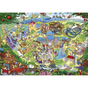 Heye Fun Park Trip Legpuzzel 1000 stuk(s) Stripfiguren