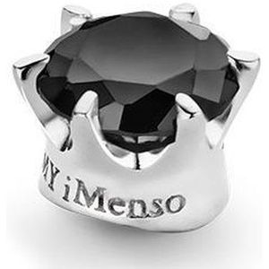 MY iMenso black Elegance crown for ring 8mm (925/rhod-plated)