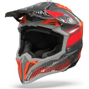 Airoh Aviator 3 Wave Mat Oranje Crosshelm - Maat XS - Helm